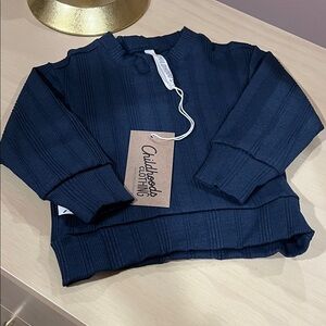 Childhood Clothing Navy Kids Crew Neck Top